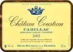 Château Cousteau 2005, Cadillac AOC, Vignobles Bernard Réglat, Monprimblanc.
