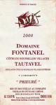 Prieuré 2000, Côtes du Roussillon Villages Tautavel AOC, Domaine Fontanel