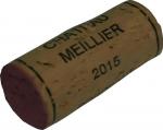 5. Plný korek délky 44 mm Château Meillier Bordeaux Supérieur 2015 Appellation Bordeaux Contrôlée (AOC) - Château Meillier, Francie
