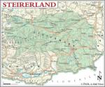 Mapa vinařské oblasti Steirerland