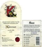 Na Slovensku se Clevner (resp. Klevner) pěstuje také - zde je jeden z Pezinku. Jak je ale uvedeno na zadní etiketě, jde tentokrát o kupáž dvou jiných odrůd - takže tento Klevner je vlastně víno známkové...
