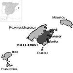 Mapka DO Plá i Levant - Mallorca.