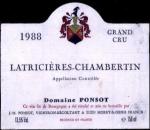 Latricières-Chambertin - Ponsot