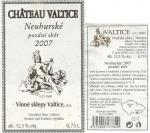 Etiketa Neuburské 2007 pozdní sběr - Vinné sklepy Valtice, a.s.