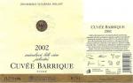 Etiketa Cuvée Barrique 2002 známkové jakostní (barrique) - Znovín Znojmo a.s. 