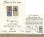 Etiketa Viognier 2011 zemské - Znovín Znojmo a.s..