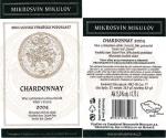 Etiketa Chardonnay 2004 výběr z hroznů - Vinařství Mikrosvín Mikulov, a.s.