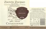 Etiketa Chardonnay 2016 výběr z hroznů - Znovín Znojmo a.s.