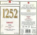 Etiketa Neronet 2006 odrůdové jakostní - Vinařství Zaječí s.r.o.