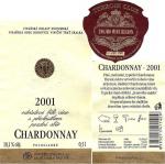 Etiketa Chardonnay 2001 pozdní sběr - Znovín Znojmo a.s.