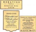 Etiketa Grand Cuvée (Rulandské šedé x Veltlínské zelené) 2006 výběr z hroznů - Moravíno s.r.o., Valtice.