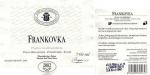 Etiketa Frankovka 2002 pozdní sběr - Vinné sklepy Lechovice s.r.o.