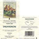 Etiketa Sauvignon 2000 pozdní sběr - Agrosovín Boršice a.s.