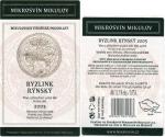 Etiketa Ryzlink rýnský 2003 pozdní sběr - Vinařství Mikrosvín Mikulov, a.s.