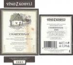 Etiketa Chardonnay 2005 pozdní sběr - Patria Kobylí, a.s.