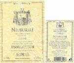 Etiketa Neuburské 2000 pozdní sběr - Víno Mikulov a.s.