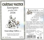 Etiketa Sauvignon 2006 pozdní sběr - Vinné sklepy Valtice, a.s.