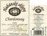 Etiketa Chardonnay 2004 pozdní sběr - Habánské sklepy s.r.o. Velké Bílovice.