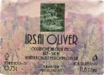 Etiketa Irsai Oliver 1999 odrůdové jakostní - Vinařství Vladimír Tetur Velké Bílovice.