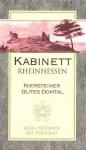 Popis: Etiketa Niersteiner Gutes Domtal 2003 Kabinett - Rheinhessen.
