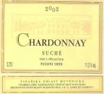 Popis: Etiketa Chardonnay 2002 pozdní sběr - Družstevní vinné sklepy s.r.o. Hodonín.