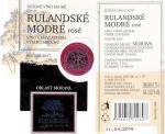 Etiketa Rulandské modré 2007 výběr z hroznů (rosé) - LIVI s.r.o. Dubňany.