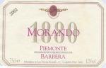 Etiketa Barbera 2002 Denominazione di Origine Controllata (DOC) - Casa Vinicola MORANDO s.r.l.