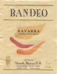 Etiketa Bandeo rosé 1995 Denominación de Origen (DO) - Vinicola Navarra S.A., Muruarte de Reta.