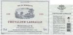 Etiketa Chevalier Lassalle 1999 Appellation Bordeaux Contrôlée (AOC) - Maison Schröder & Schüler.