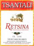 Etiketa Retsina – Appellation Traditionelle – Evangelos Tsantalis A.G.
