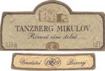 Etiketa Tanzberg Mikulov 1999 stolní - Tanzberg Mikulov, a.s.