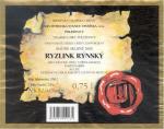 Etiketa Ryzlink rýnský 2000 pozdní sběr – Šlechtitelská stanice vinařská, s.r.o. Polešovice.
