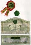 Etiketa Merlot 2003 výběr z hroznů - Neoklas a.s. Šardice.