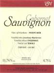 Etiketa Cabernet Sauvignon 2002 pozdní sběr - Vinné sklepy Maršovice v.o.s.