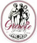 Etiketa Gracie (červená) 2003 odrůdové jakostní - Vinné sklepy Valtice, a.s.