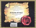 Etiketa Ryzlink rýnský 2001 odrůdové jakostní - Šlechtitelská stanice vinařská, s.r.o. Polešovice.