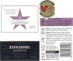 Etiketa Zinfandel 2003 Reserve - Selected by Tesco, California, USA.