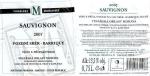 Etiketa Sauvignon 2007 pozdní sběr (barrique) - Vinselekt Michlovský a.s. Rakvice.
