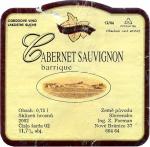 Etiketa Cabernet Sauvignon 2002 odrůdové jakostní (barrique) - Forman & Forman Nové Bránice.