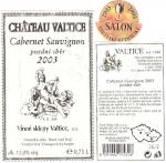 Etiketa Cabernet Sauvignon 2003 pozdní sběr - Vinné sklepy Valtice, a.s.