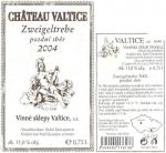 Etiketa Zweigeltrebe 2004 pozdní sběr - Vinné sklepy Valtice, a.s.