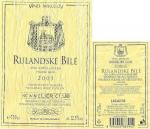 Etiketa Rulandské bílé 2005 pozdní sběr - Víno Mikulov a.s.
