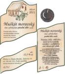 Etiketa Muškát moravský 2011 pozdní sběr - Vinařství Maňák Štěpán, Žádovice.