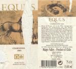 Etiketa Equus 2005 Chardonnay (Reserva) - Viña Haras de Pirque S.A., Chile.