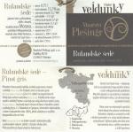 Papírová visačka s rodným listem Rulandského šedého 2011 výběr z hroznů - Vinařství Plešingr s.r.o. Rohatec