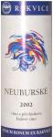 Viněta vína Neuburské 2002 ledové - Réva plus Rakvice s.r.o.