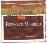 Viněta vína Malbec 2003 Vino Fino – Bodega´s Mendoza, Argentina.
