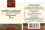 Viněta vína Sunset Canyon 2002 Zinfandel Rosé - Warenhandelsgesellschaft mbH&Co, California