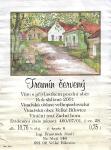 Viněta vína Tramín červený 2001 pozdní sběr - Malý vinař František Mádl Velké Bílovice
