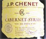 Popis: Láhev Cabernet Sauvignon x Syrah 2002 Vin de Pays D´OC - J. P. Chenet.